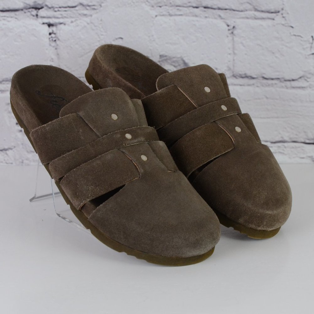 NEW! FREE PEOPLE Sunday Season Suede Clog / Mule - Picture 4 of 16